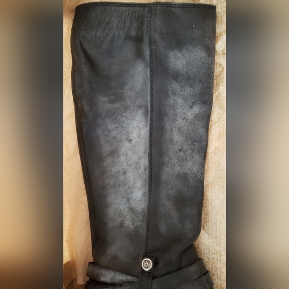 Frye Melissa Belted Tall Black (and Patina/Gray Tones) Boots 8.5 - Picture 13 of 13